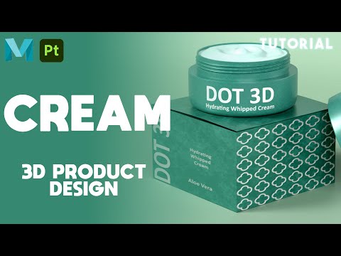 Видео: Моделирование и текстурирование косметического крема для ухода за кожей — Maya и Substance Painter