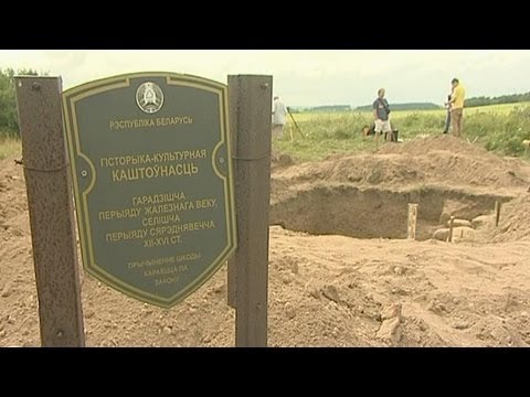 Видео: Недалеко от Мирского замка обнаружили еще один каменный бастион