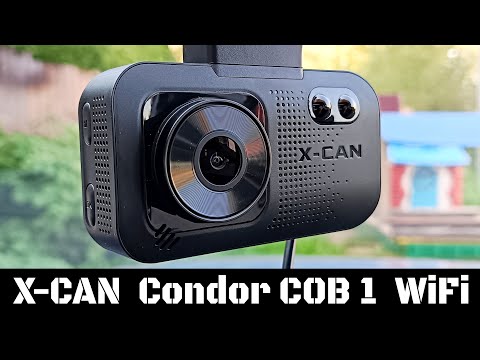 Видео: X-CAN Condor COB1 WiFi Видеорегистратор с радар детектором 3 в 1