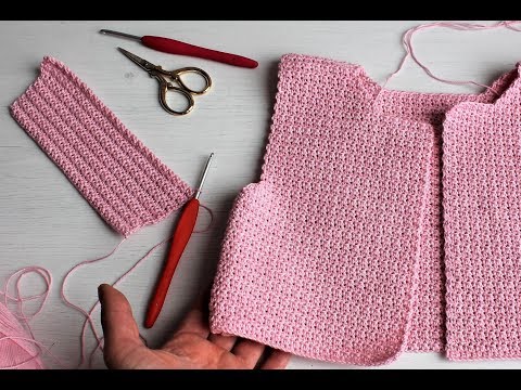 Видео: Платье для дочки крючком. Блог. (Рост 116см)