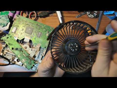 Видео: Ремонт вентилятора с помощью dvd привода