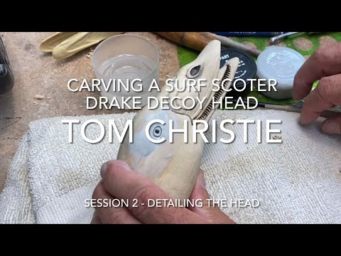 Видео: Вырезание приманки для сельди-турпана, занятие 2 — Детализация головы