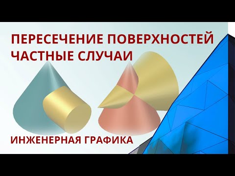 Видео: 2.1 Частные случаи. Пересечение поверхностей.