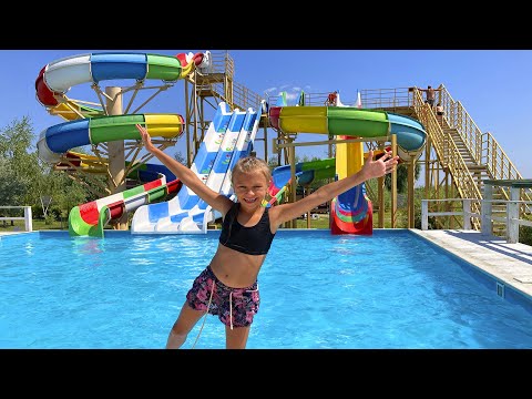 Видео: Открытый Аквапарк прыжки в воду семейный отдых vlog 1
