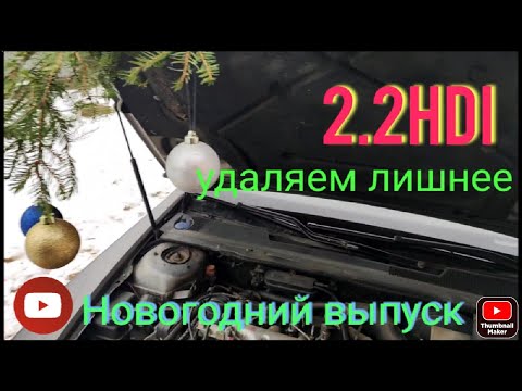 Видео: Пежо 607.Двигатель 2.2hdi без ЕГР и сажевого фильтра.#новогодний выпуск#пежо 607#пневмодозаторы