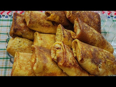 Видео: Блины с творогом. Супер тонкое тесто и нежнейшая начинка.