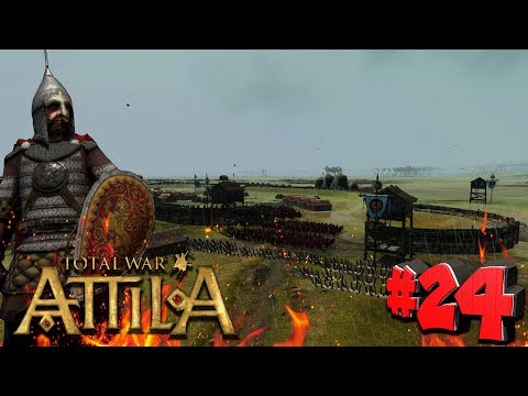 Видео: Total War Attila PG 1220 (Легенда) - Киевская Русь #24 Осада Ганновера!