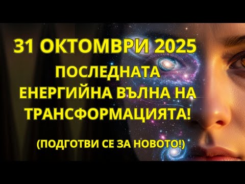 Видео: ПОДГОТВИ СЕ! КРАЙНАТА ЕНЕРГИЙНА ВЪЛНА ЗАПОЧВА НА 31 ОКТОМВРИ — ЗАПОЧВА НОВ ЦИКЪЛ