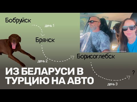 Видео: В Турцию на собственном авто??? Наш опыт путешествия с собакой. Маршрут спланирован. День 1-3.