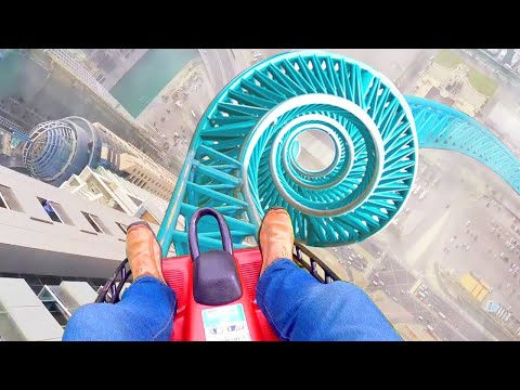 Видео: 20 Самых Страшных Аттракционов, От Которых Ты Офигеешь.