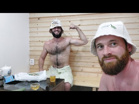 Видео: Настоящая Русская Баня в гараже💪
