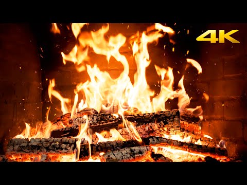 Видео: 🔥 Камин с потрескивающими дровами и огнём для душевного равновесия (Fireplace 4K)
