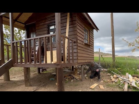 Видео: Деревянные дома, которые я сделал из сосен - 2 видео в одном - Полное видео