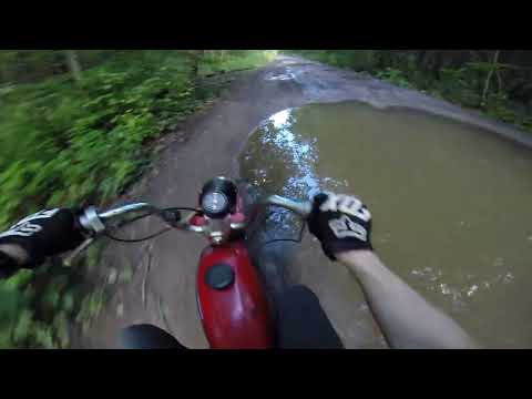 Видео: Покатушки на мопеде верховина 6