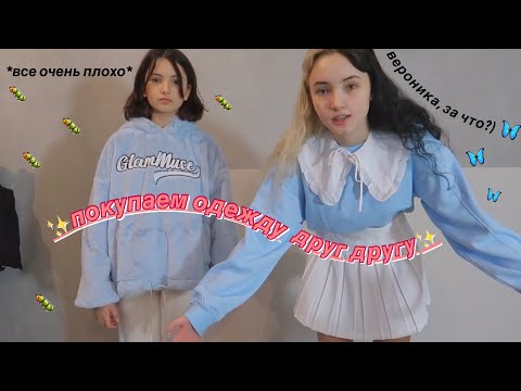 Видео: ПОКУПАЕМ ОДЕЖДУ друг другу! СиСтеР СкВаД
