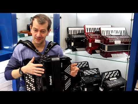 Видео: Баян ROLAND FR-1XB BK