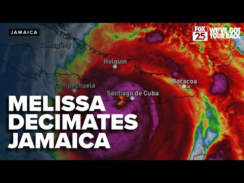 Видео: Посмотрите на разрушительные последствия урагана Мелисса