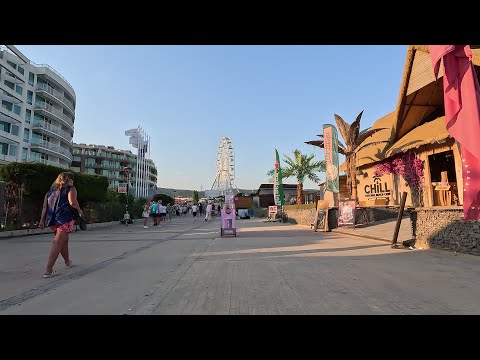 Видео: Прогулка по Солнечному Берегу, Болгария / Sunny Beach, Bulgaria