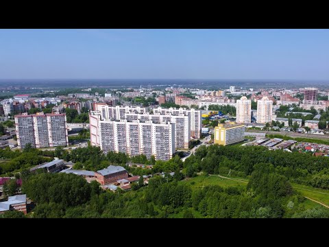Видео: Микрорайон Нефтяной и его окрестности. Томск с высоты