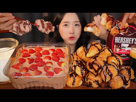 Видео: ДОБАВИТЬ ШОКОЛАД В ШОКОЛАД🥐 КЛУБНИЧНО-ШОКОЛАДНЫЙ ТОРТ & МОЛОЧНЫЙ КРУАССАН ЗВУКИ ЕДЫ АСМР