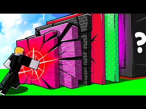 Видео: ЛОМАЕМ СТЕНЫ! СТАЛ САМЫМ СИЛЬНЫМ! ВПЕРЁД ЛОМАЙ СТЕНУ В РОБЛОКС (ROBLOX)