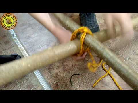 Видео: Вязка носилок