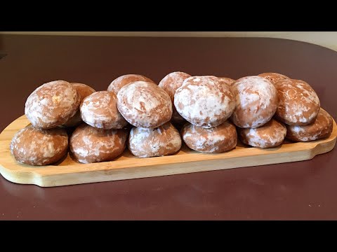 Видео: Пряники шоколадно - ореховые ( быстро , просто )