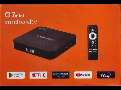 Видео: G7 mini Android TV  Amlogic S905W2. Первый запуск и настройка G7mini Android TV с голосовым поиском