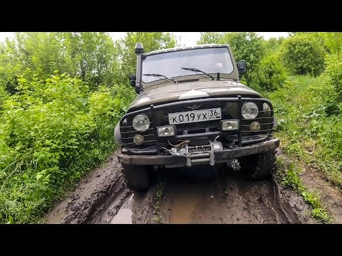 Видео: Тест-драйв УАЗа на бездорожье. Монстр из СССР!