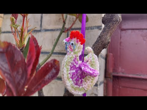 Видео: Вязаная Курочка. Knitted Chicken.