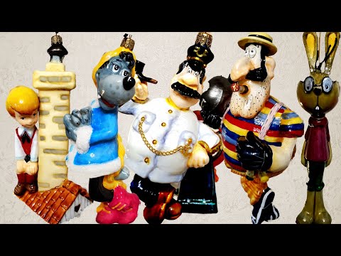 Видео: Елочные игрушки 2024 Герои мультфильмов Atlas art  Komozja