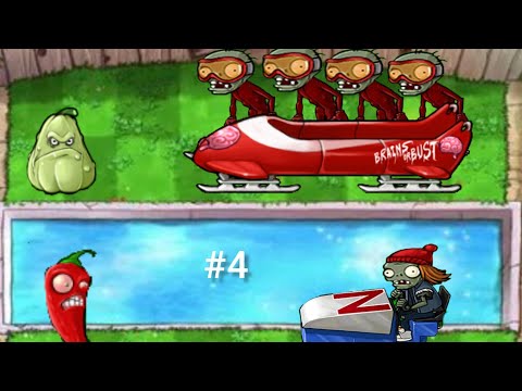 Видео: Зомби стали маленькими? в Plants Vs Zombies (Растения против Зомби) #4