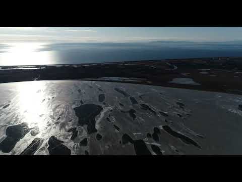 Видео: Магадан 2025 полет 3 от 19 октября по озеру Глухое район Армани DJI 0354