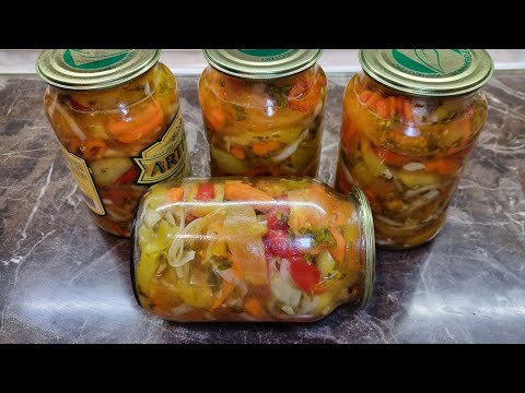 Видео: Կանաչ լոլիկի աղցան ձմռան համար/մարինադ/Салат из зеленых помидоров на зиму