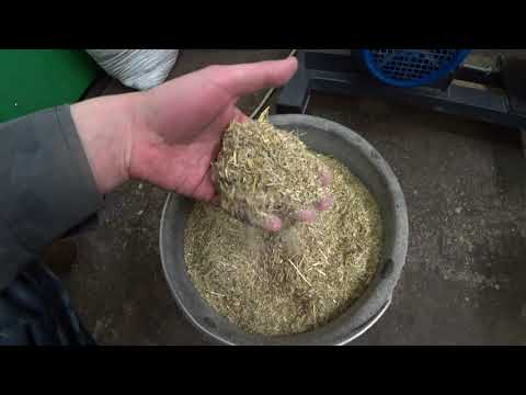 Видео: Гранула для корма кролей. Производительность по кролиному.