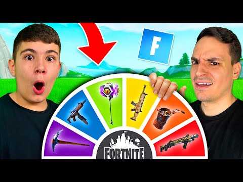 Видео: ФОРТНАЙТ, НО КОЛЕЛО НА КЪСМЕТА МЕ КОНТРОЛИРА! | Fortnite Challenge