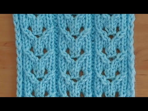 Видео: Красивый ажурный узор спицами для жилета, кардигана, жакета, туники.