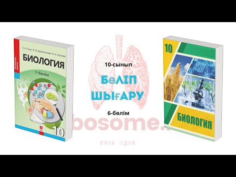 Видео: 10-сынып Бөліп шығару | 6-бөлім | Ribosome.kz | Ерік Әділ 