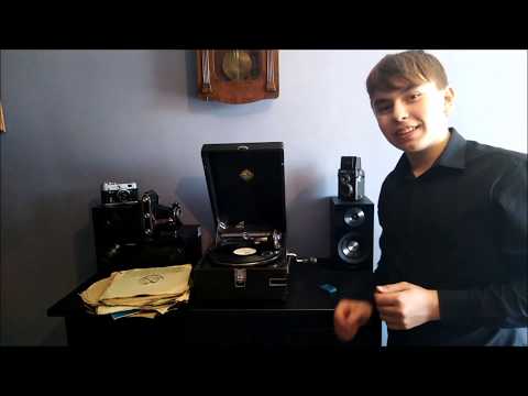 Видео: Патефон 1932 года/ Обзор/ Антиквариат/ Rusia RULIT 54