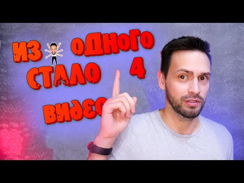 Видео: Я нарезал ОДНО видео на отдельные кадры и сделал 4 ВИДЕО
