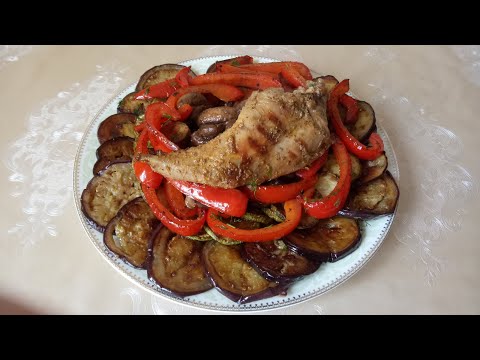 Видео: КРОЛИК , жаренный на СКОВОРОДЕ - ГРИЛЬ с ОВОЩАМИ - ГРИЛЬ !