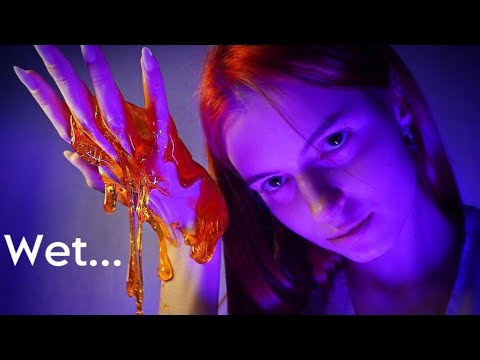 Видео: ... Лосьон и масло ЗВУКИ РУК Никаких разговоров... (супер влажно)