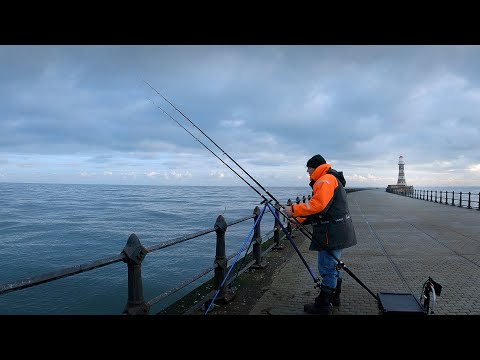 Видео: Рыболовный пирс Рокер | Морская рыбалка в Великобритании