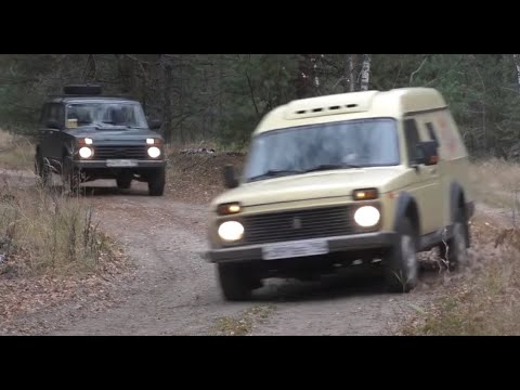 Видео: Нива-броневик: испытание снегом и проверка на прочность! Гонка на выживание или поиск слабого звена!
