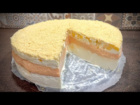 Видео: Торта Прасковено парфе: лятна, лека, лесна / Торт Персиковое парфе / Cake Peach Parfait