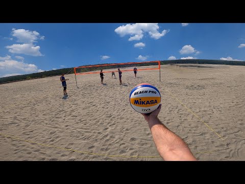 Видео: Волейбол от первого лица | BEACH VOLLEYBALL FIRST PERSON  | «Dream Team»