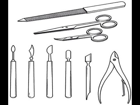 Видео: Какие инструменты понадобятся. Фрагмент вебинара "Классический педикюр".  Варвара Шульц