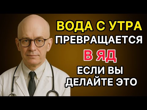 Видео: Опасная ошибка с водой утром, которую совершают все после