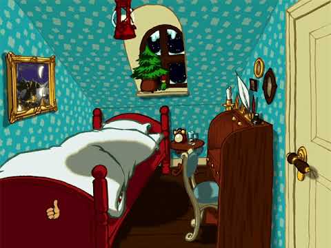 Видео: (деревня Деда Мороза) Полное прохождение Кузя Зимние игры