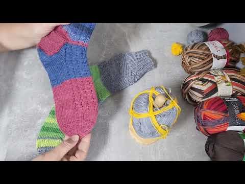 Видео: 🧶🧶Носки из пряжи  Regia, Альпака,козий пух,🧦🧦